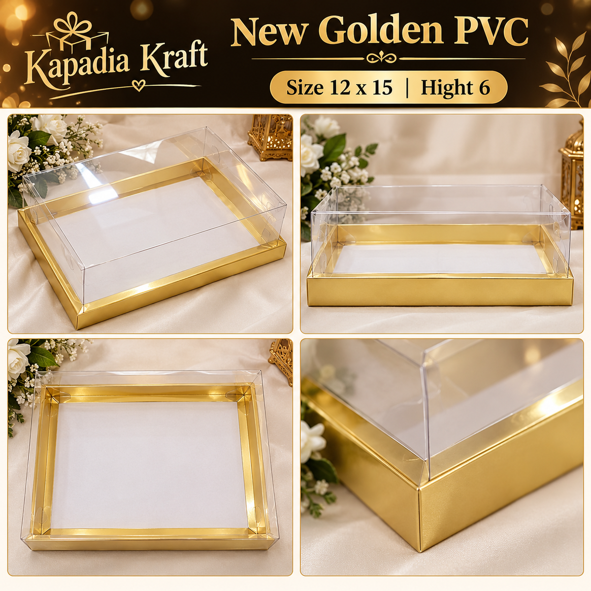 New golden pvc