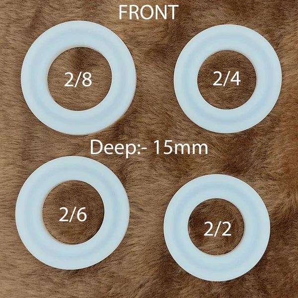 4 Pcs Deep Bangle Mould