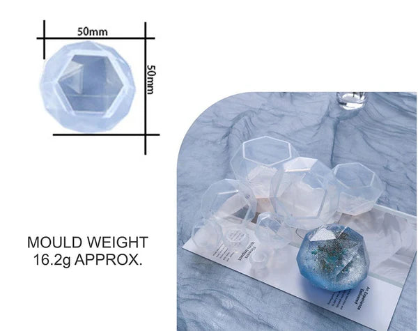 3D Diamond Paper Weight & Candle D04 Mould