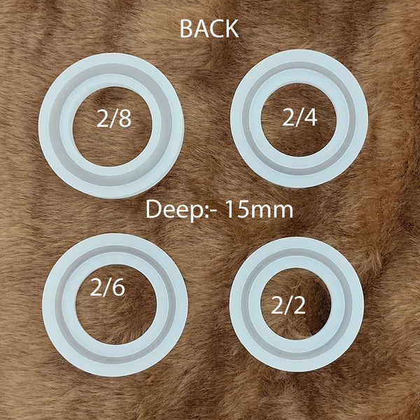 4 Pcs Deep Bangle Mould