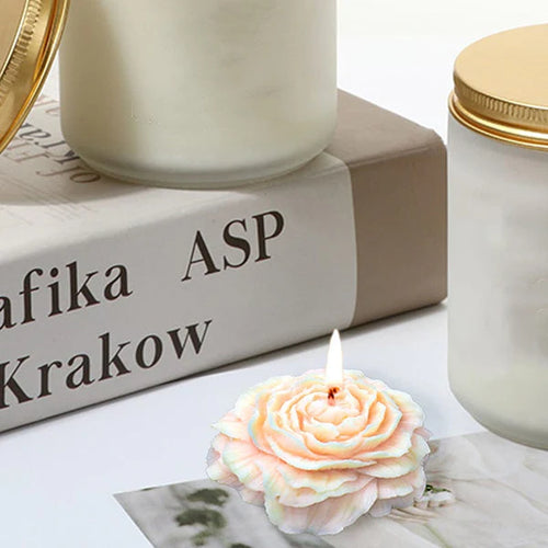 3D Peony Flower Candle Mould