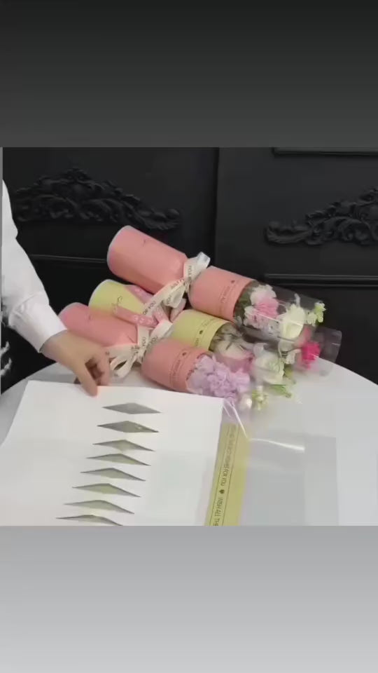 Premium Transparent Flower Tube Box