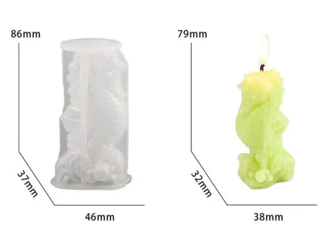 Sea Horse Candle Mould