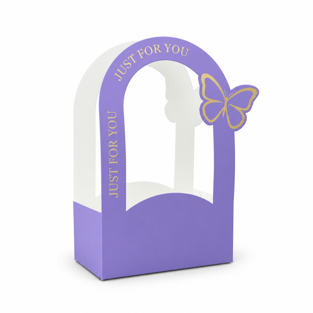 Just For You”  Butterfly Gift Box with Window – Premium Gift Packaging Box