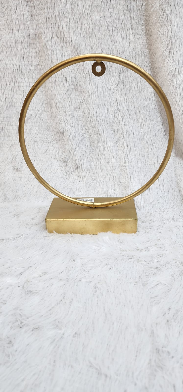 Golden Metal Hoop Stand
