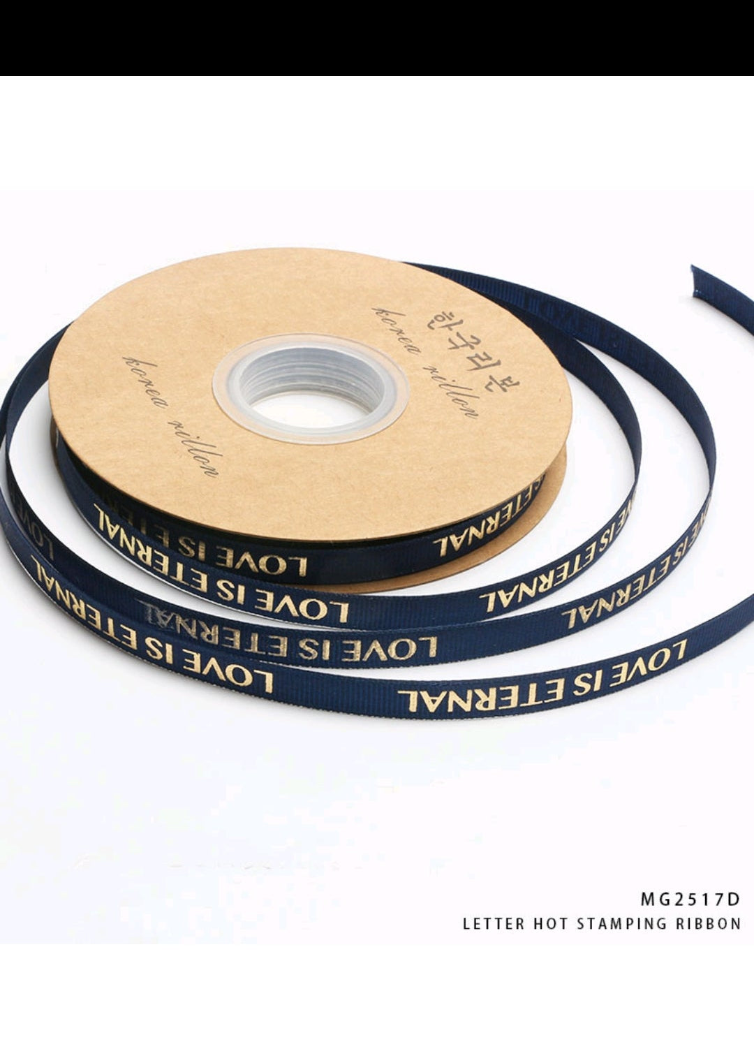 Korea ribbon love is eternal 1cmx30mtr