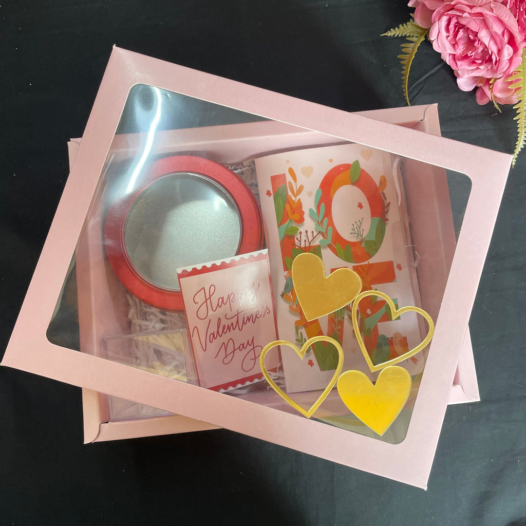 Top Bottom Red Hamper Box