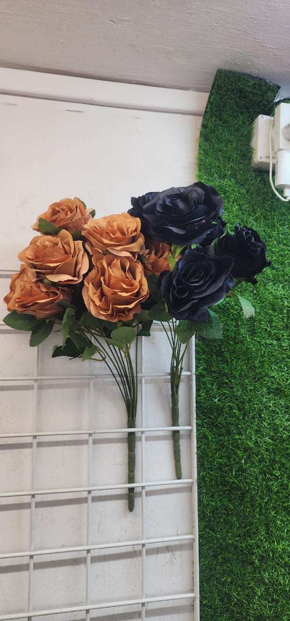 7 head Big peony Flower Bunch