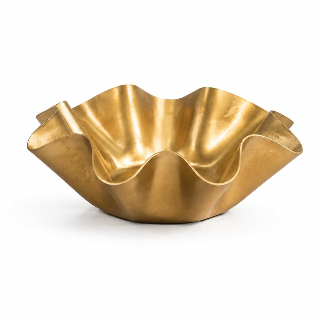 Golden wavy metal urli 3.5
