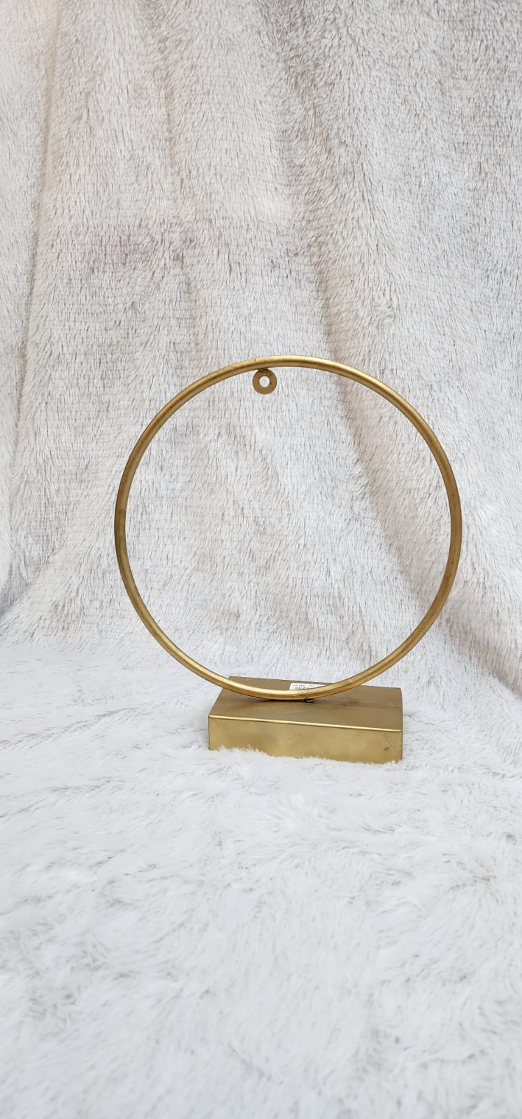 Golden Metal Hoop Stand