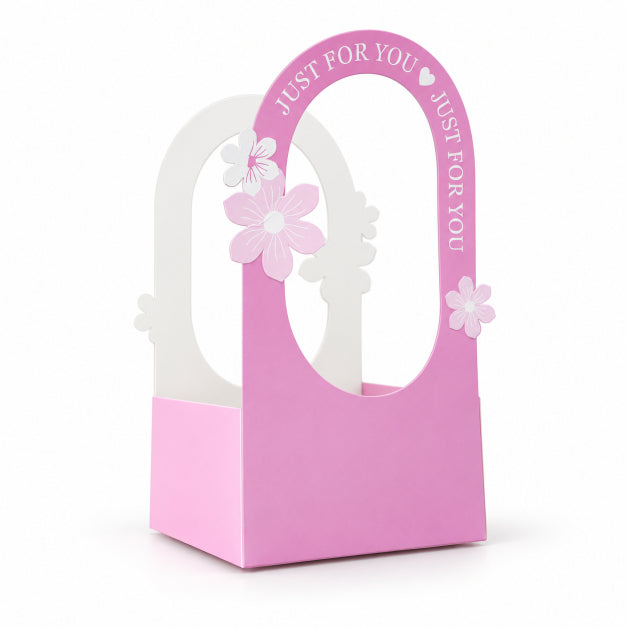 Gift Bag with Window – Just For You Floral Packaging Box