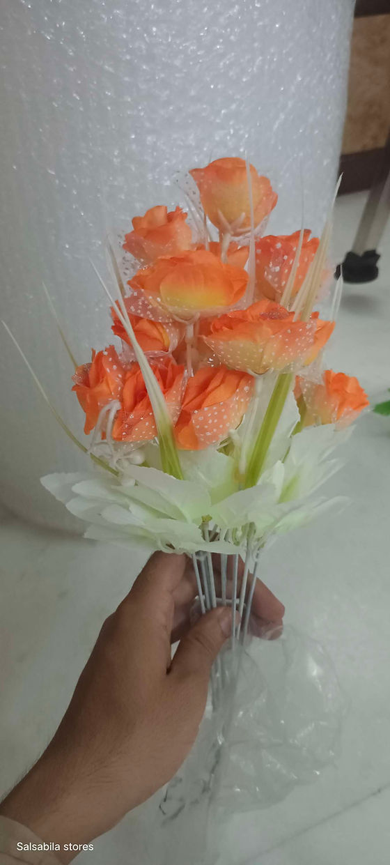 Glitter small roses bunch