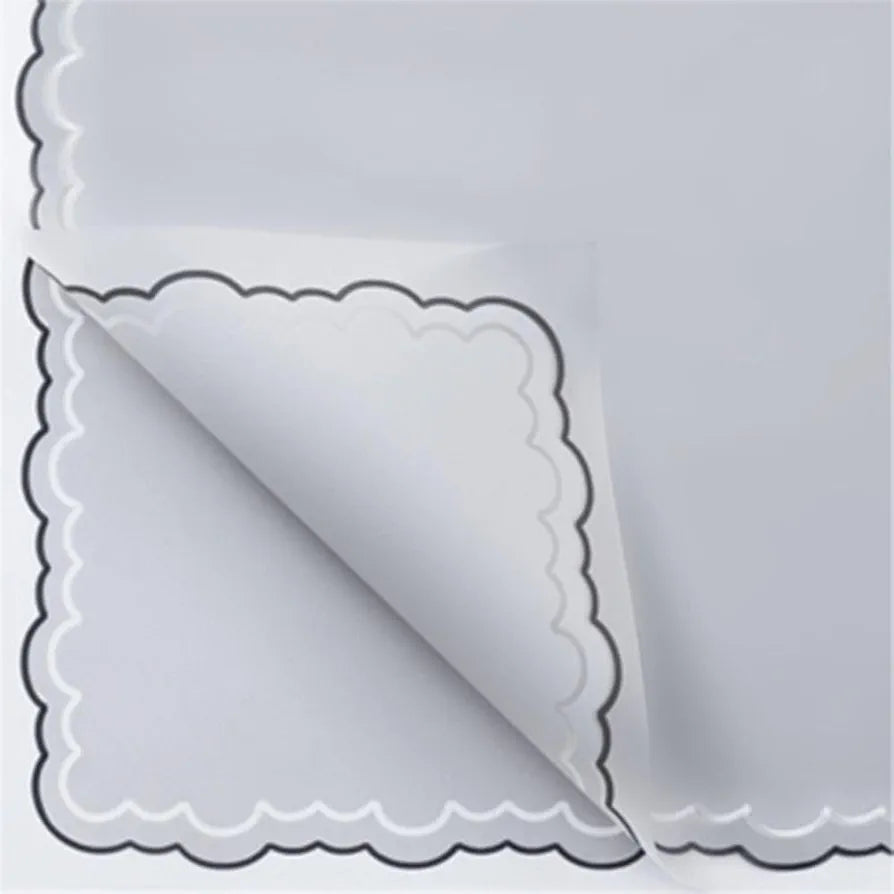 Wavy Line Design bouquet Wrapping Paper