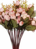 15 heads Small peonies flower bunch