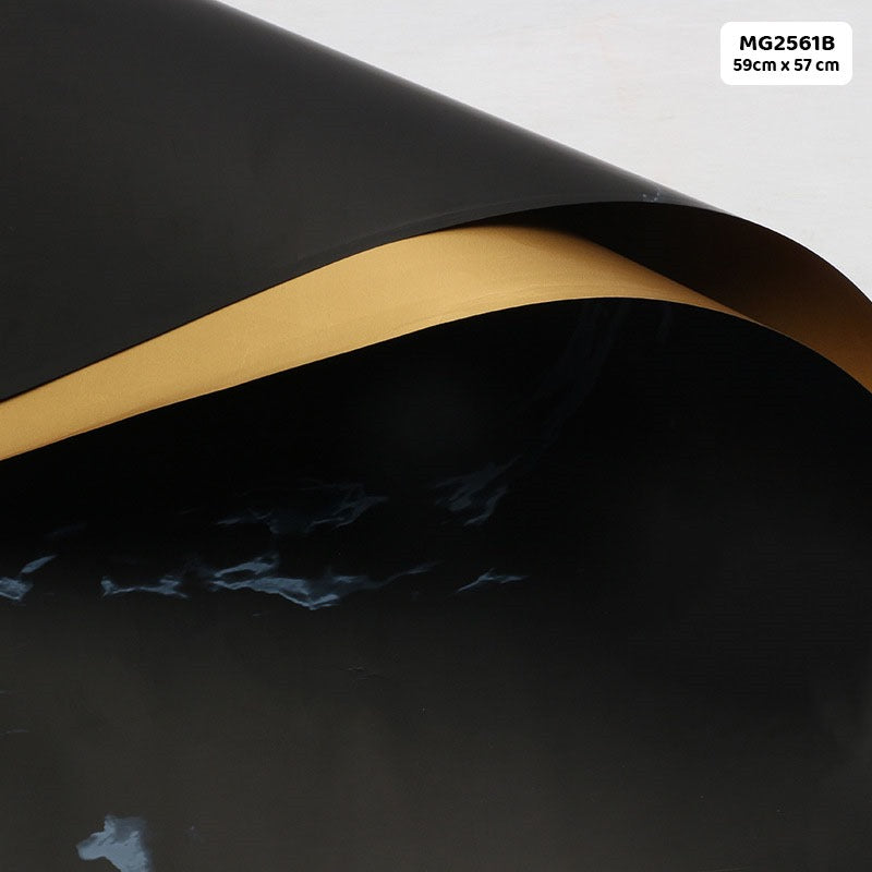 Bouquet Paper Marble [black&gold]