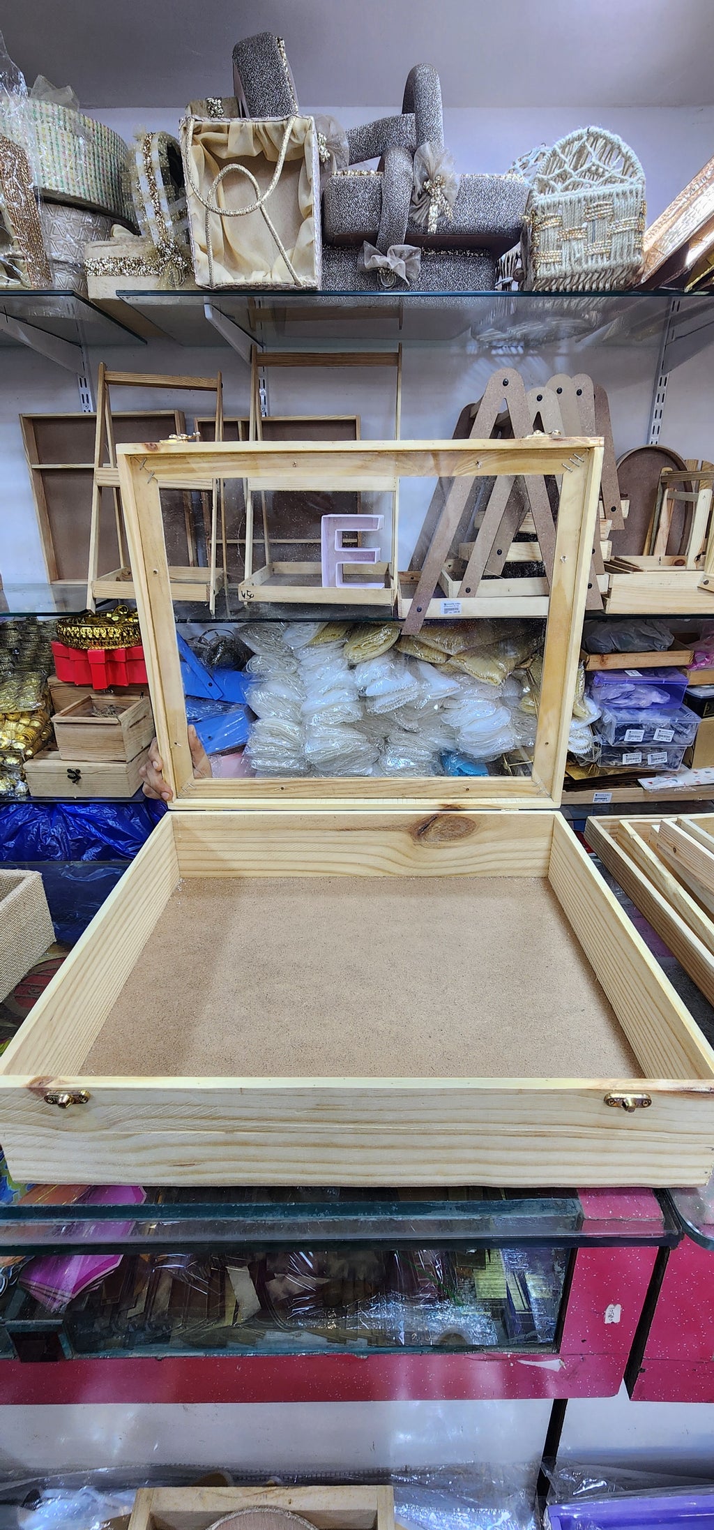 Wooden Window Acrylic Box