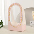 【Just for you bag 】Simple hollow hand-held flower basket paper