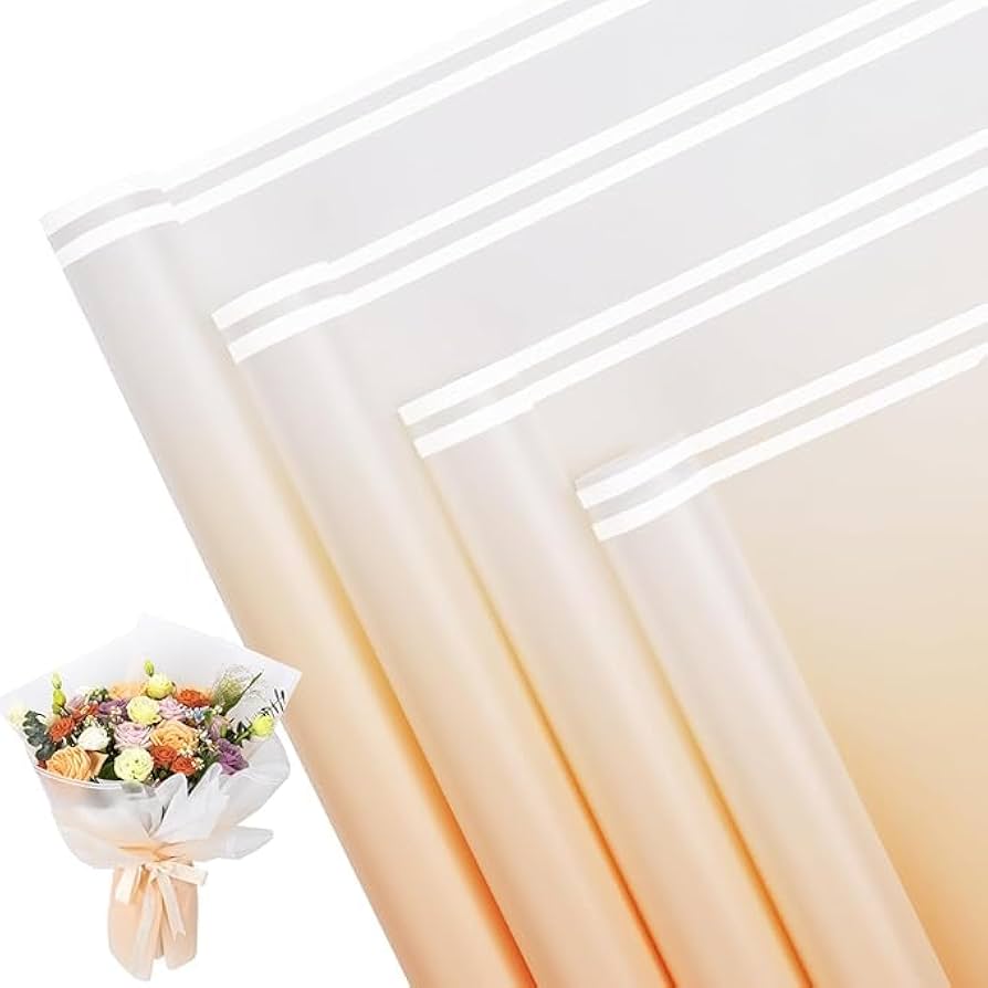 Double Line Flower Wrapping bouquet Paper