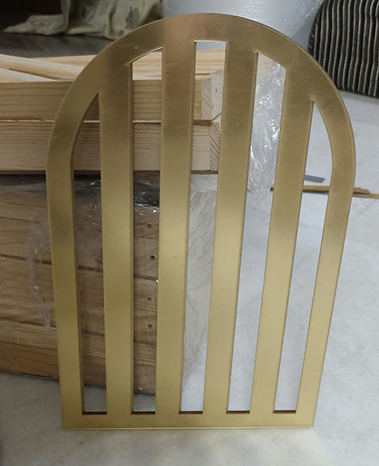Acrylic Body Golden Frame