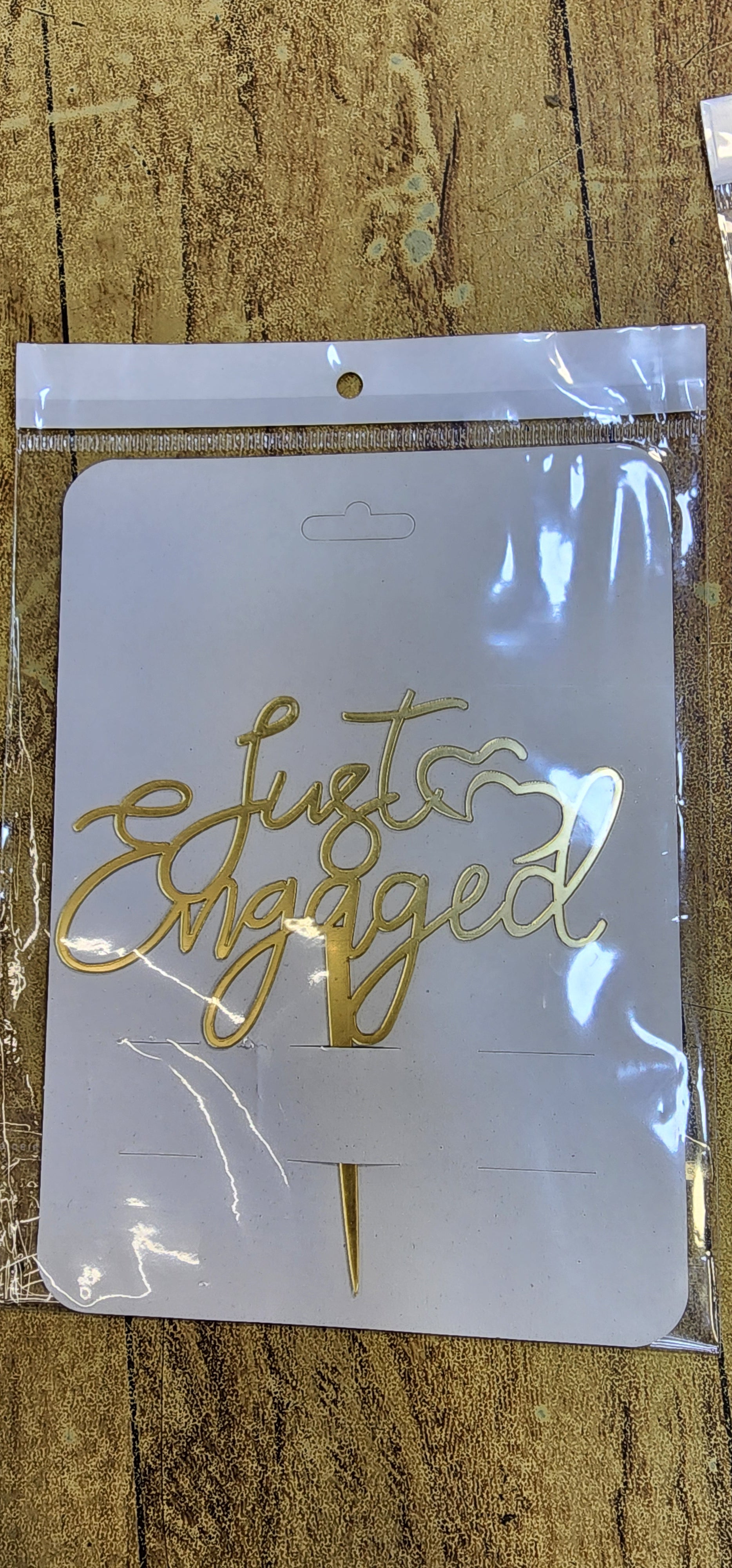 Just engaged topper
