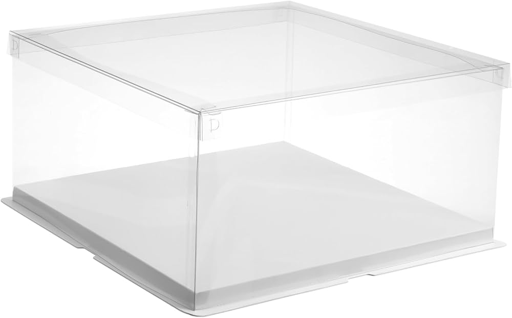 1pc transparent plastic pvc box 12x16