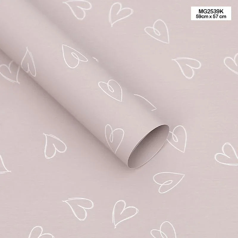 Heart bouqet paper