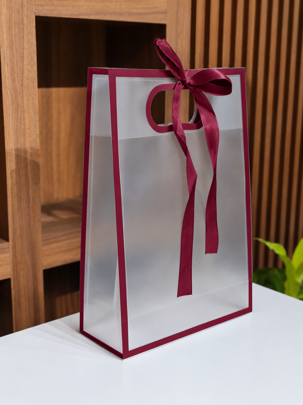Frosted PVC Gift Bag ✅