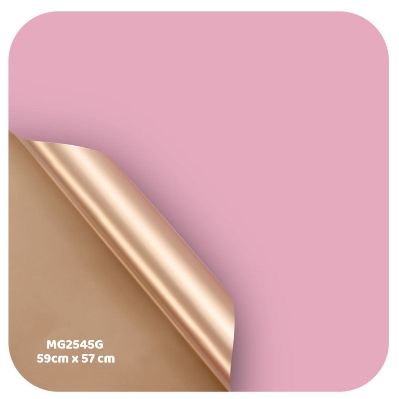 Bouquet Paper dual shade [pink&golden]