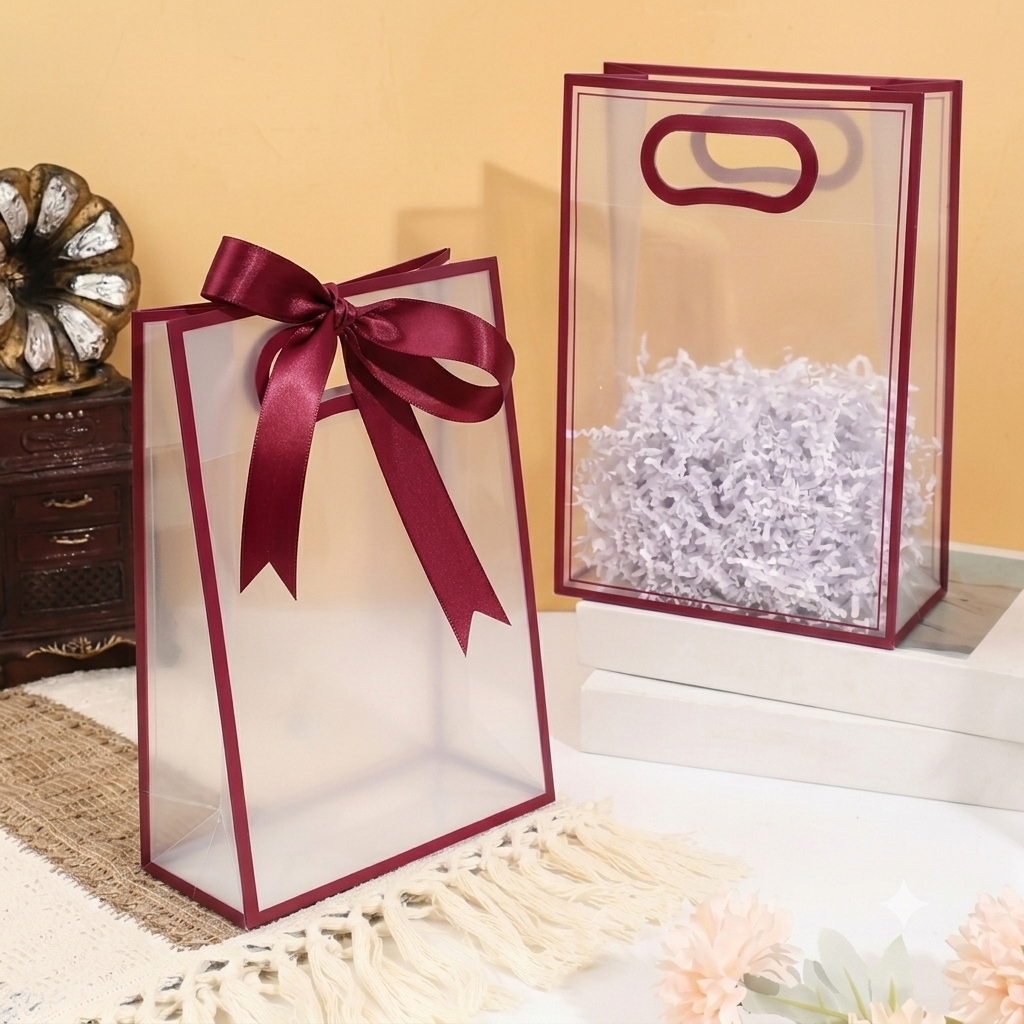 Frosted PVC Gift Bag ✅