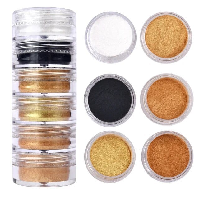 123006 6 Shade Pearl Mica Powder (F