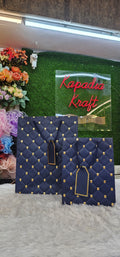 Paper bag navy blue
