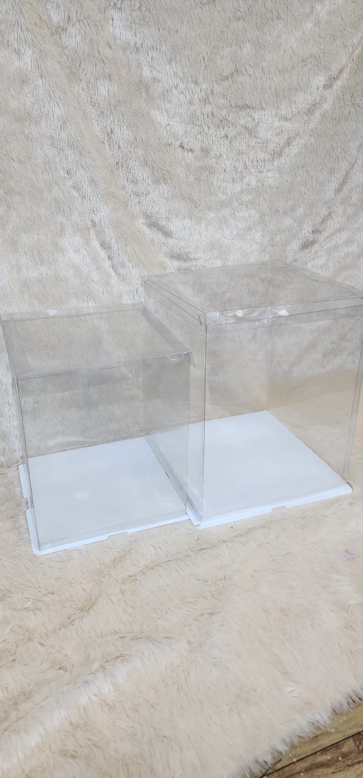 Full transparent pvc box , hamper box