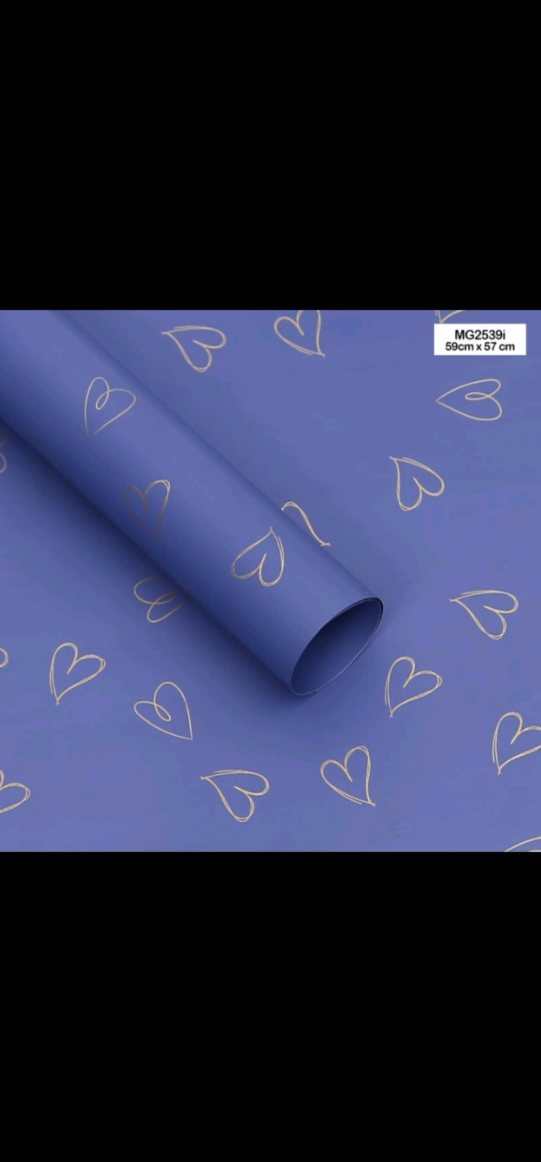 Bouquet wraping heart design