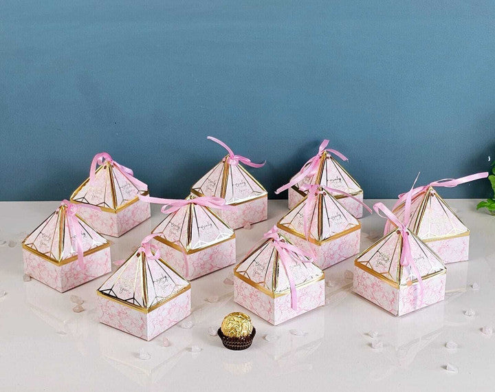 20 Pcs Decorative Folding Storage Box for Return Gift, Birthday, Gift Boxes