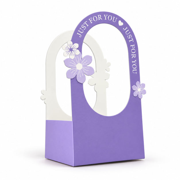 Gift Bag with Window – Just For You Floral Packaging Box