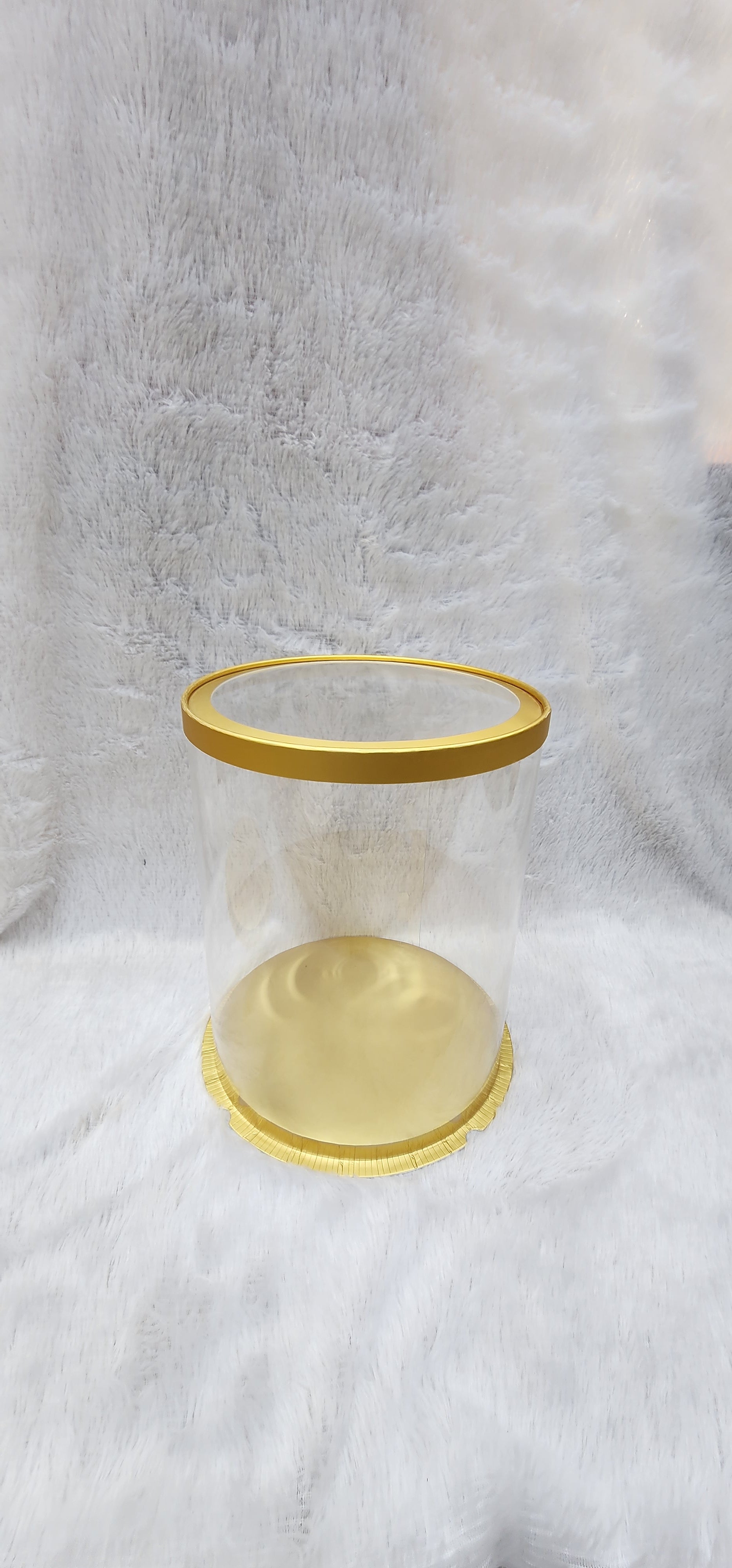 Pvc round pinata cake box/ pvc box for hamper round