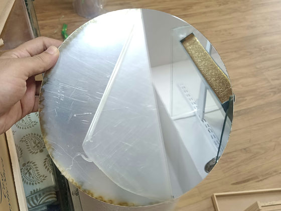 Mirror Acrylic round MDF based