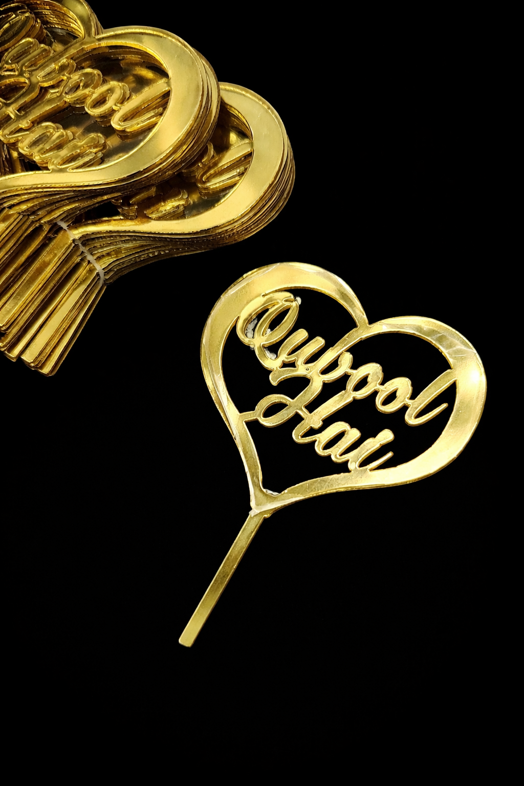 Acrylic Cutout | Pen Topper (Qubool hai, Hindi english name etc.)