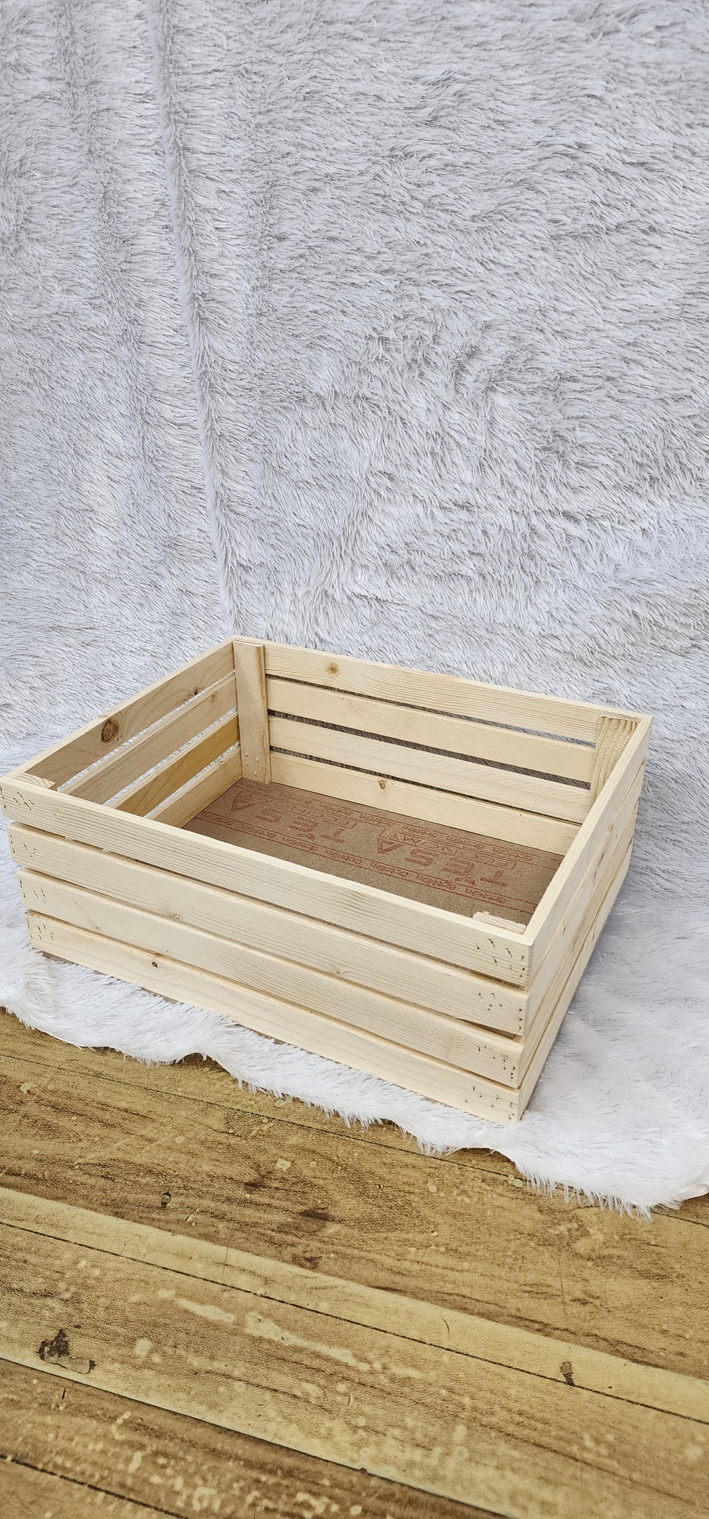 Wooden Rectangle Basket