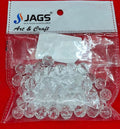 JAGS CRAFT BEADS OVEL CRYSTAL