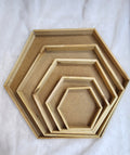 Hexagon tray MDF