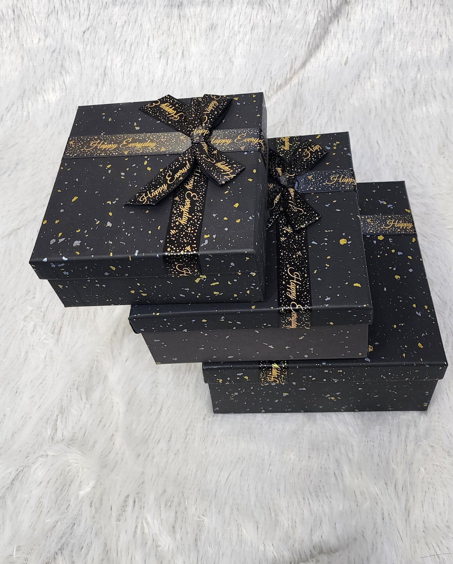 Royal Black Gold Gift Box Set