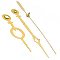 Clock hands set small kajal gold
