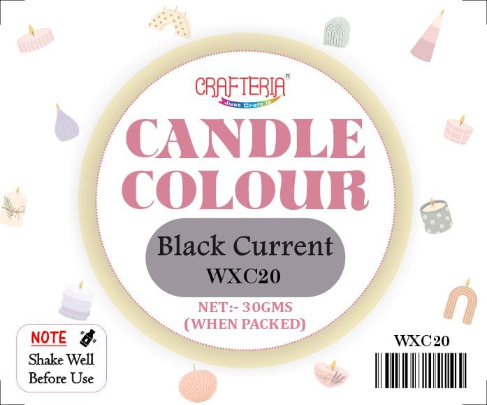 Black Current Candle Colour