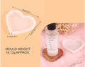3" Diamond Cut Heart Mould