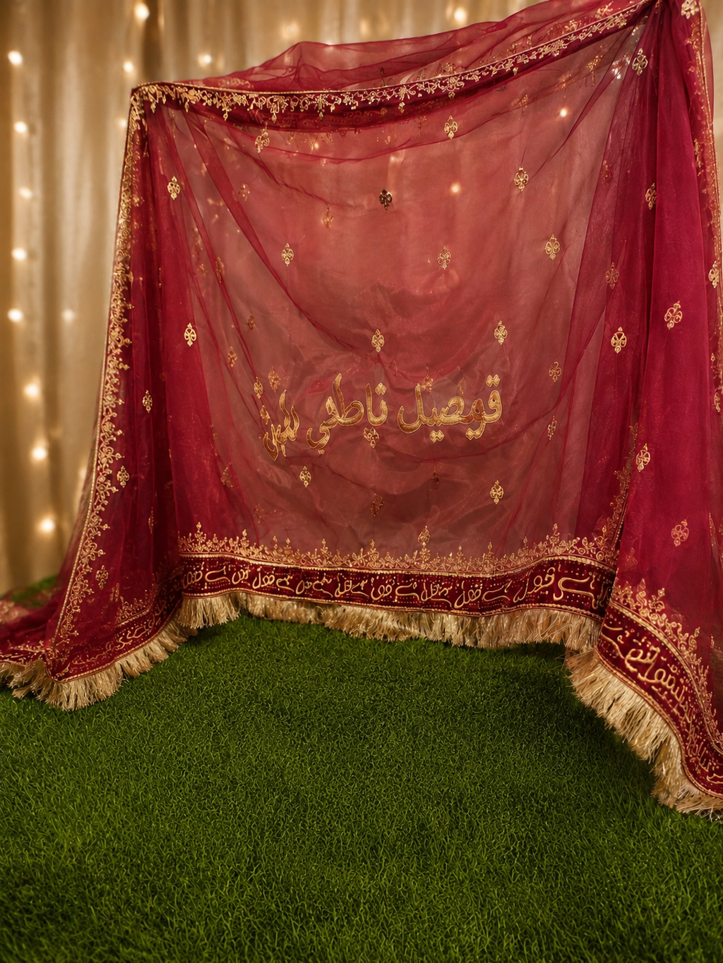 Personalised | customised nikah dupatta , file , pain , box....