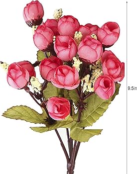 15 heads Small peonies flower bunch