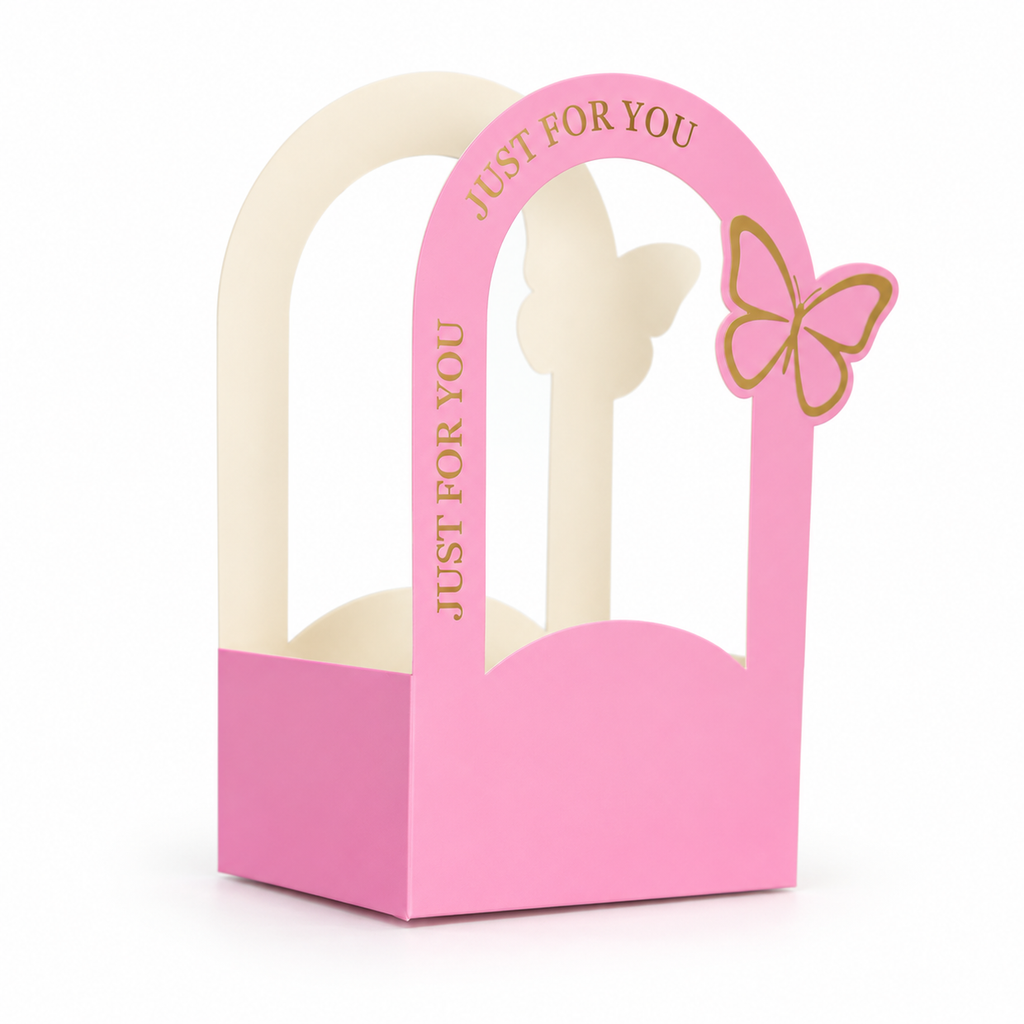 Just For You”  Butterfly Gift Box with Window – Premium Gift Packaging Box
