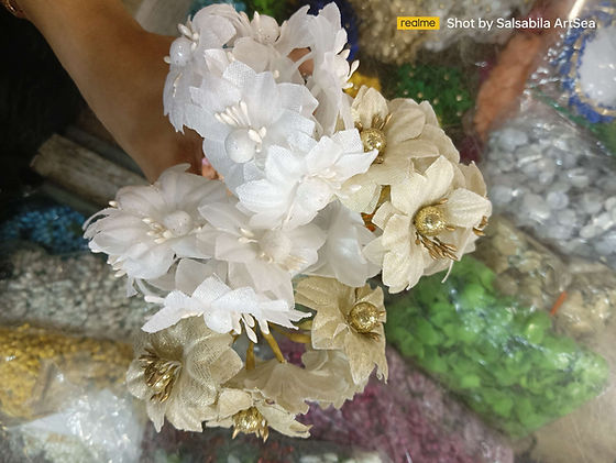 Glitter ball flowers
