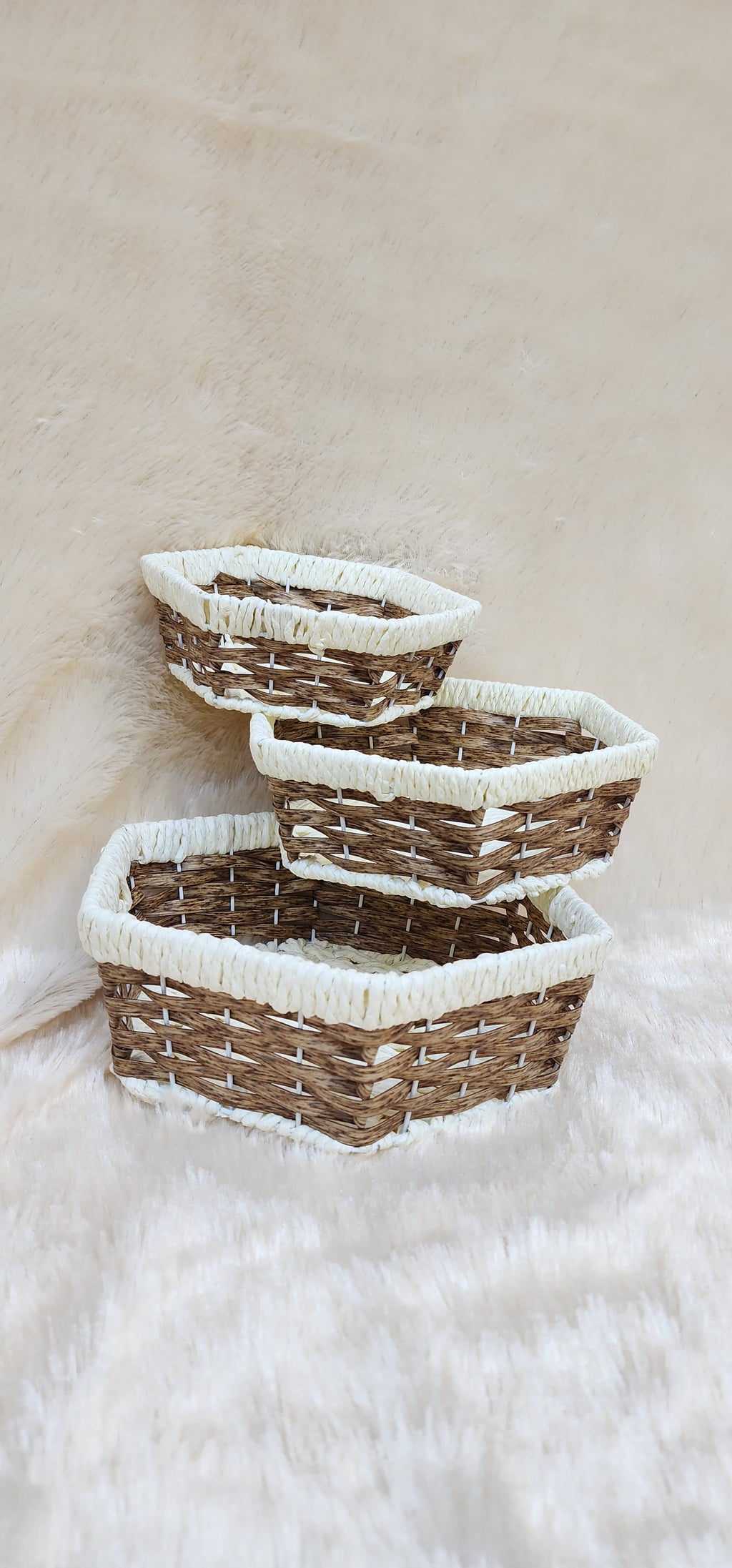 Set of 3 Woven Multi purpose Basket
